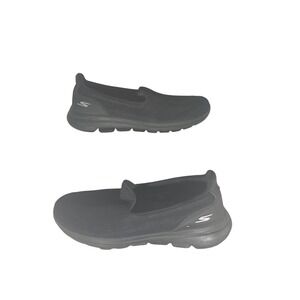 Skechers Go Walk 5 Black Mesh Slip On Sneakers Women's Size 7.5